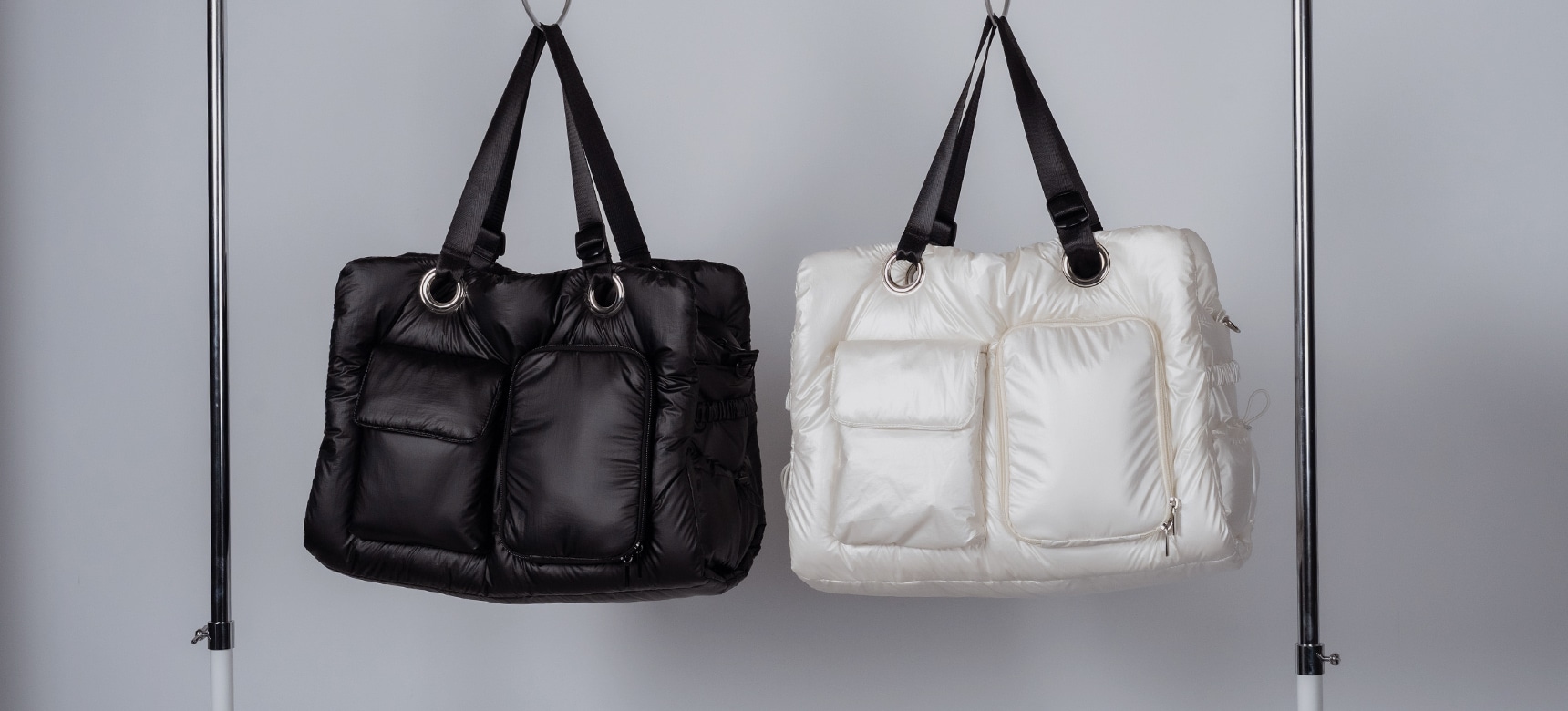 ブラックとホワイトのバック